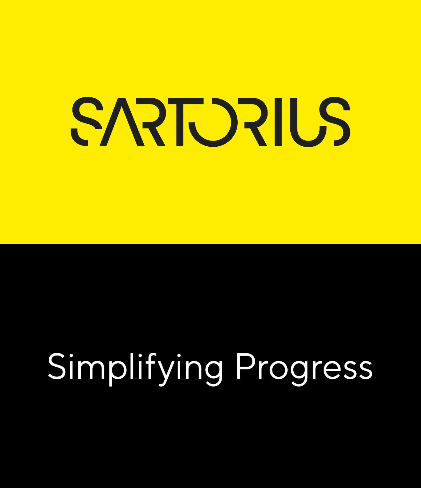 Sartorius / Simplifying Progress